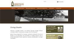 Desktop Screenshot of heritagebrandon.ca
